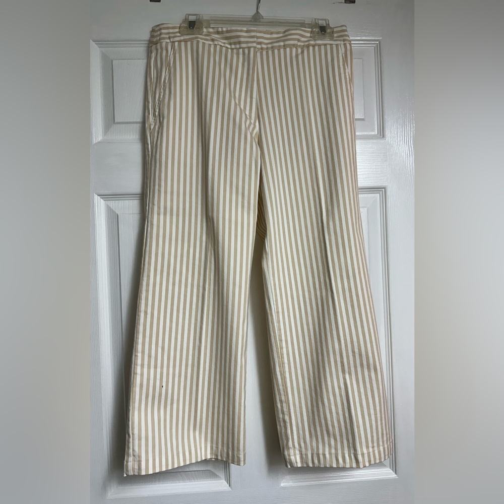 Elliott Lauren wide leg cropped pants, size 6